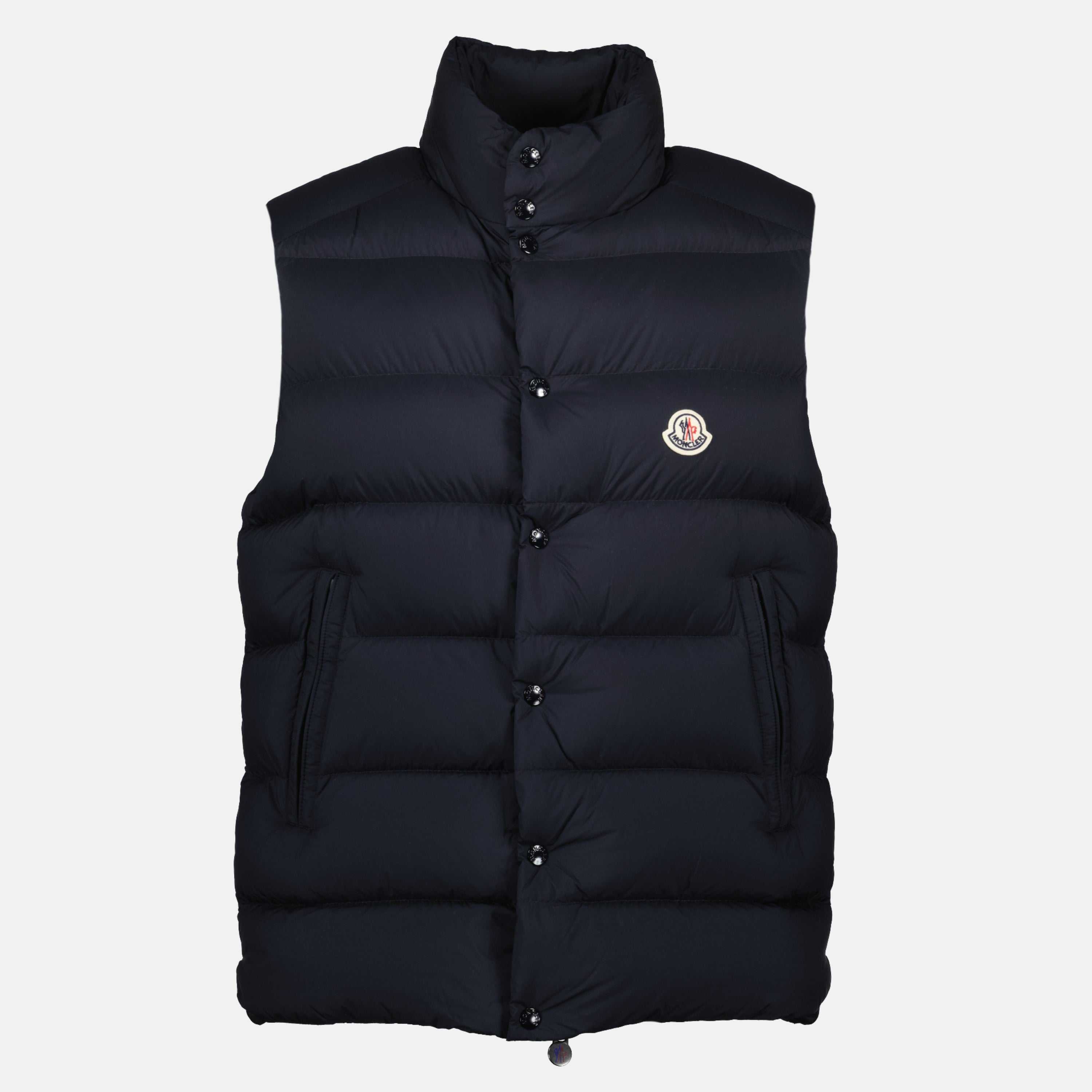 Vestes Tibb Sleeveless Down Jacket Moncler Bleu Homme