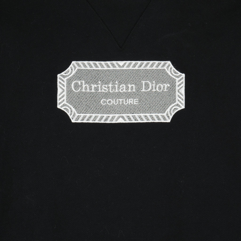 Imagen del sudadera negra Christian Dior Couture para hombre - Temporada Otoño-Invierno 2022 - Vista Detallada_2
