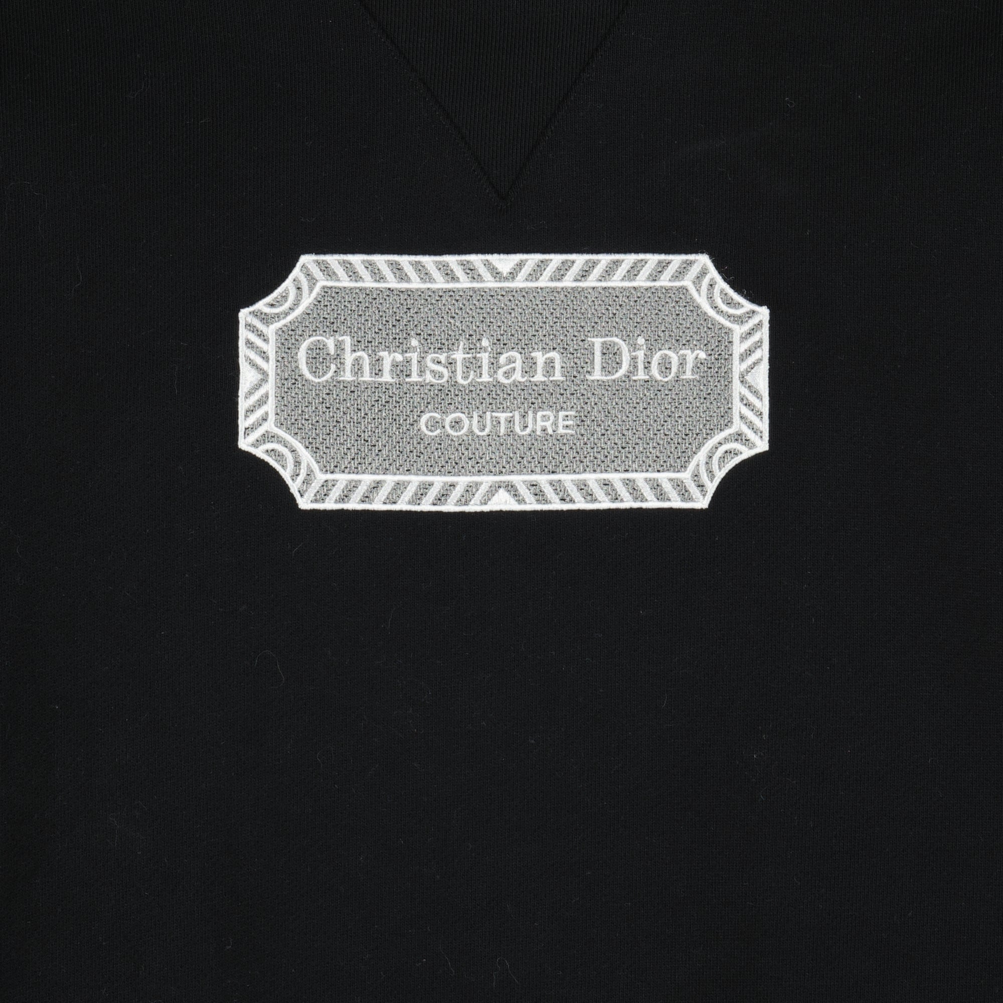 Imagen del sudadera negra Christian Dior Couture para hombre - Temporada Otoño-Invierno 2022 - Vista Detallada_2