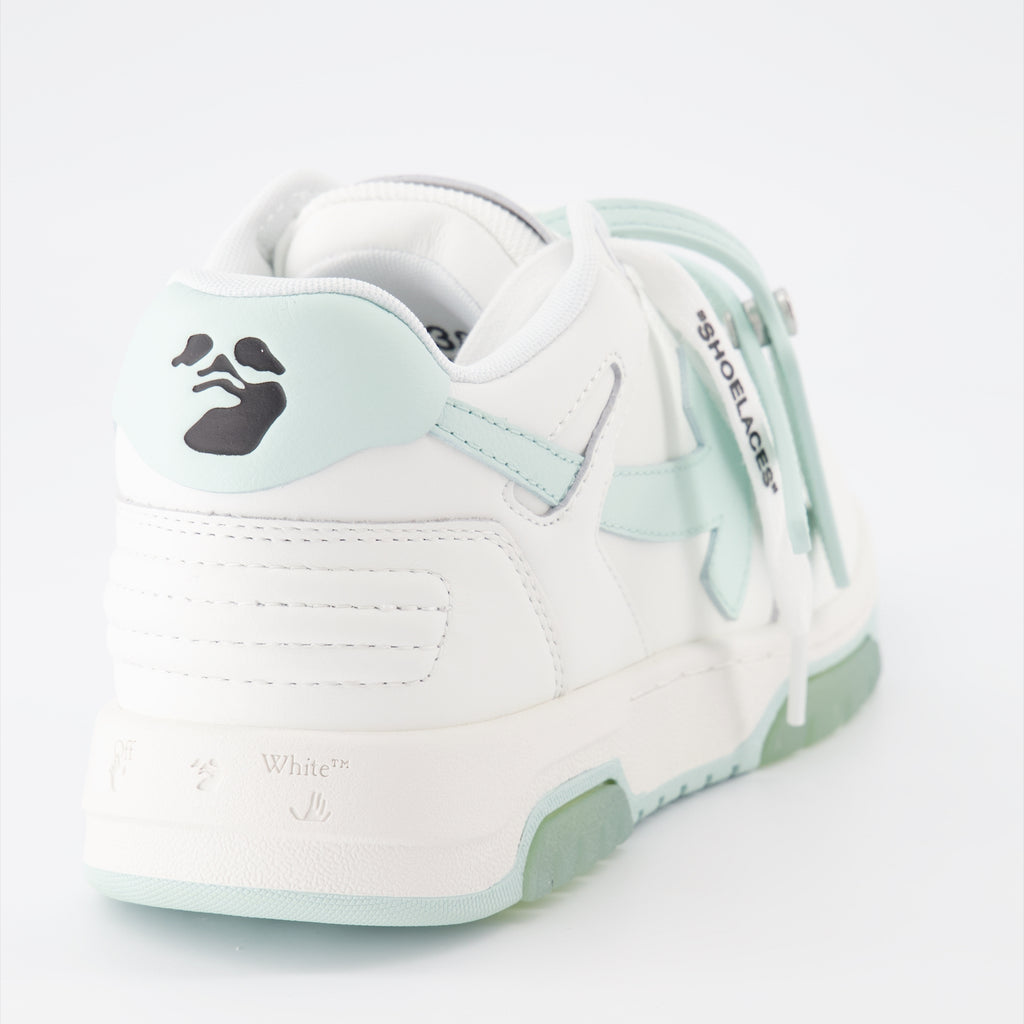 Sneaker OWIA259C99LEA003 0151 white mint Off-White Blau Femme