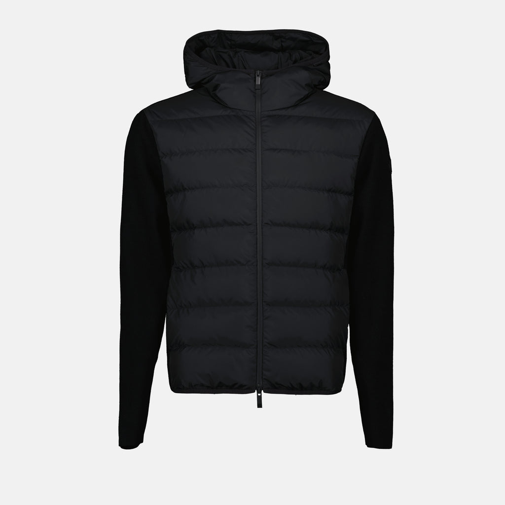 Jackets Two-material jacket Moncler Black Homme