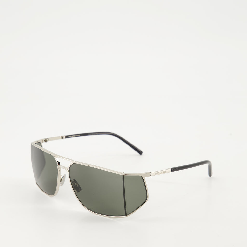 Glasses SL 750 Sunglasses Saint Laurent Silver Unisex