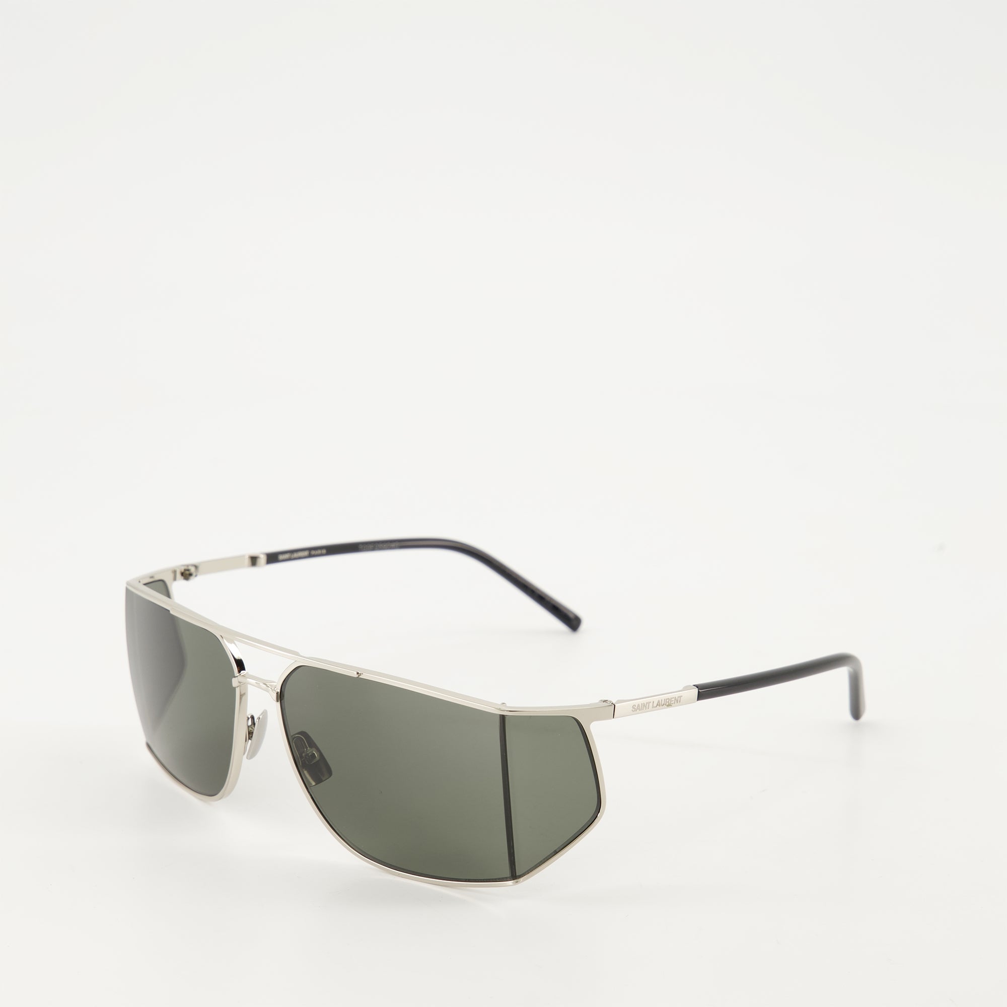 Glasses SL 750 Sunglasses Saint Laurent Silver Unisex