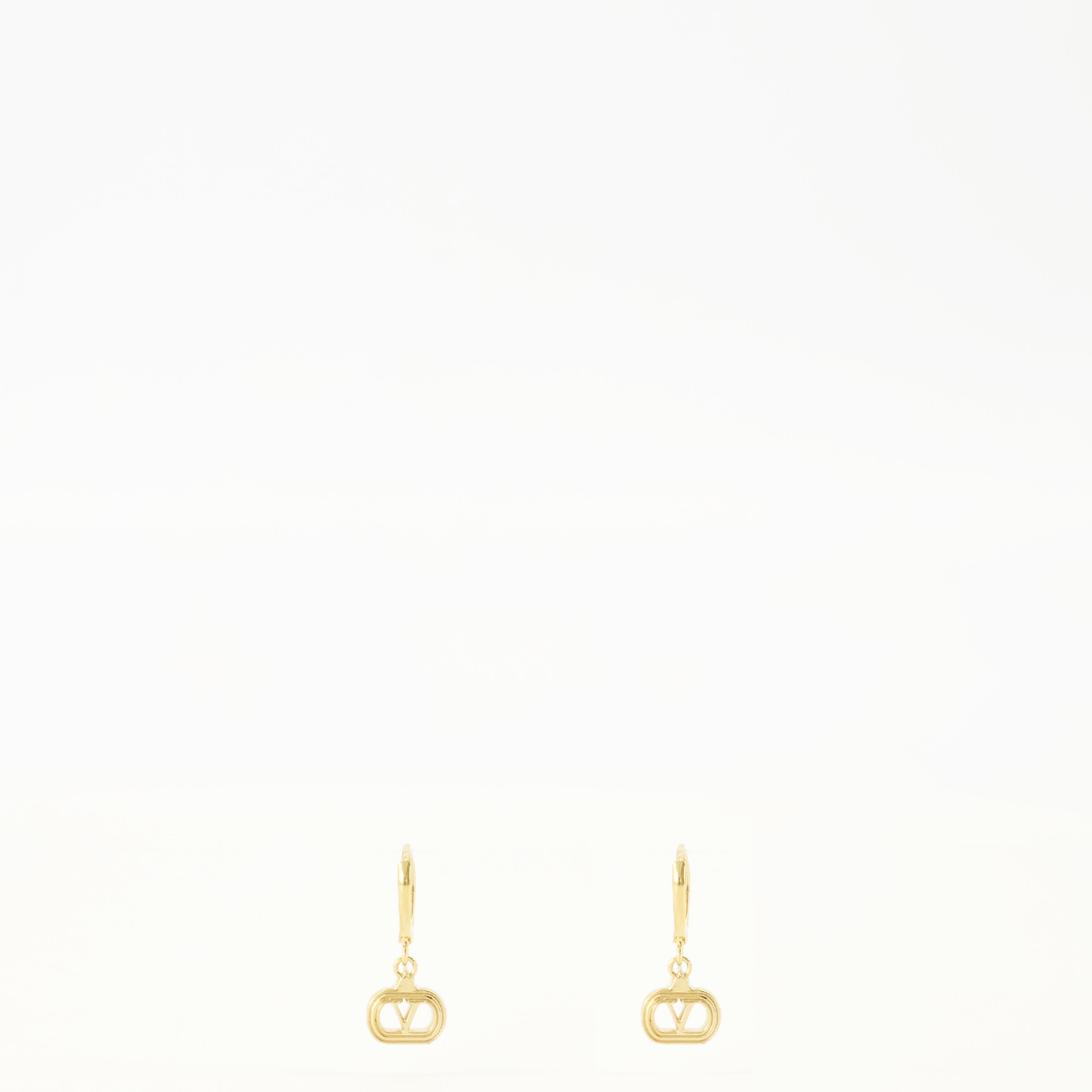 Bijoux Boucles d'oreilles Ovalette en métal et cristaux Swarovski® doré Valentino Garavani Doré Femme