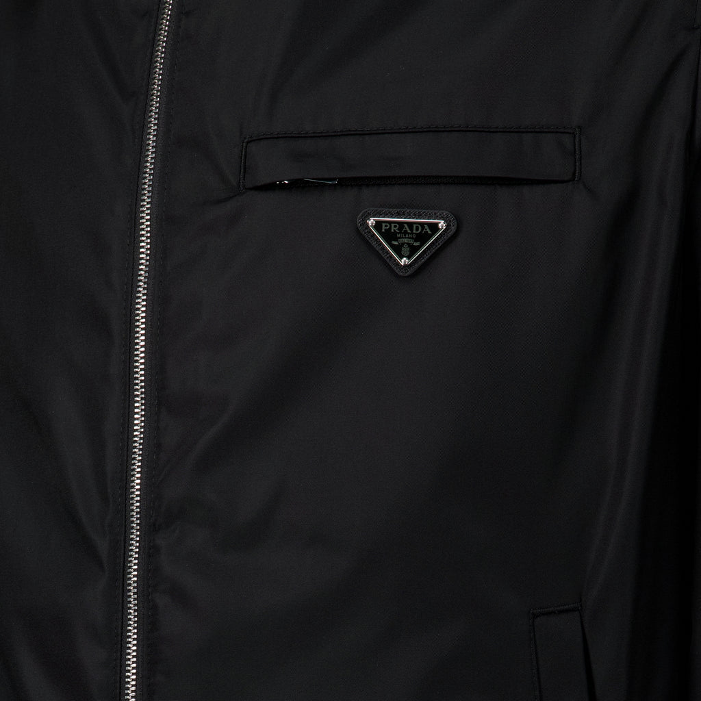 Vestes Blouson en Re-Nylon noir Prada Noir Homme