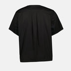 Knitwear Jersey T-shirt Sacai Black Homme