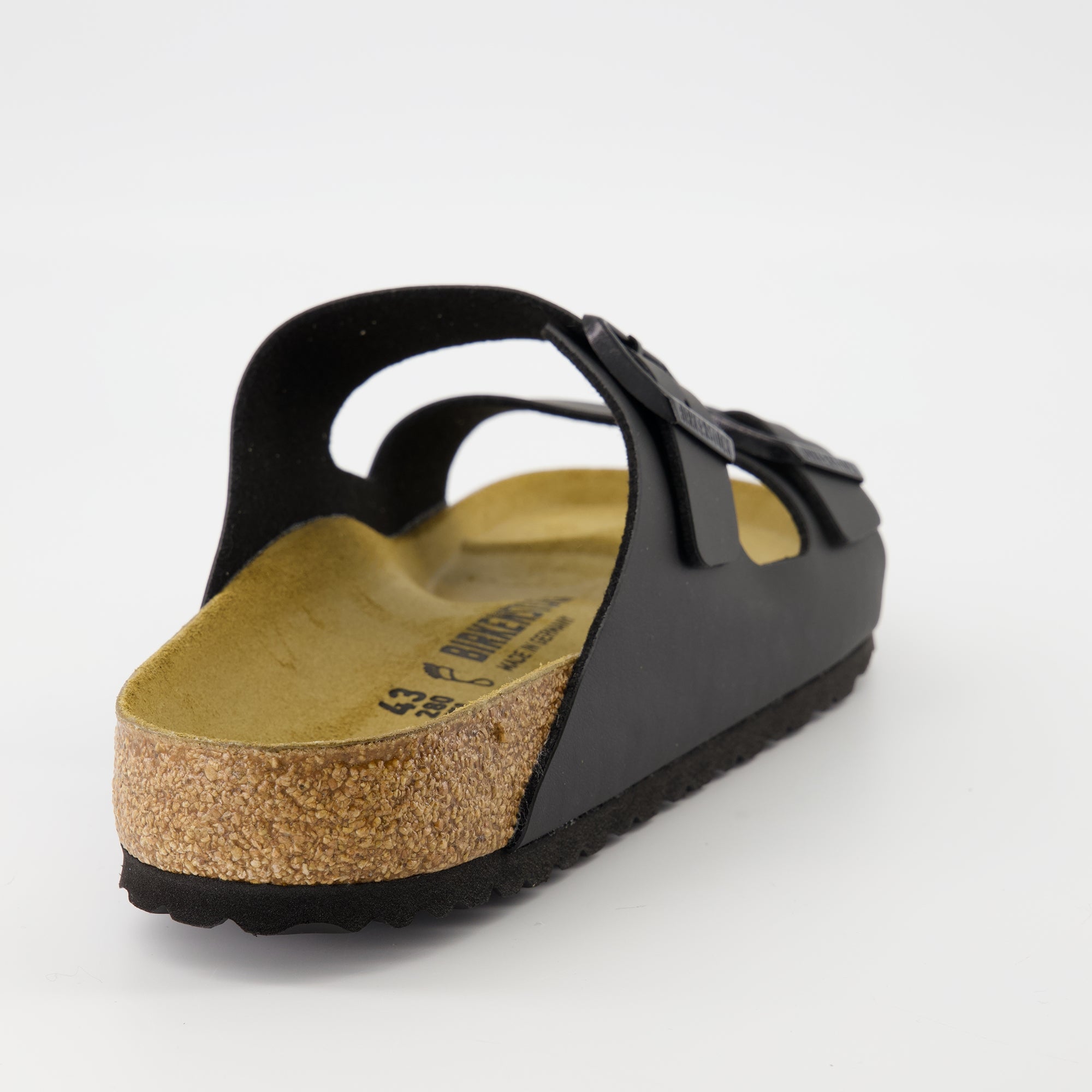 Chaussures ouvertes Sandales Arizona Birkenstock Noir Homme