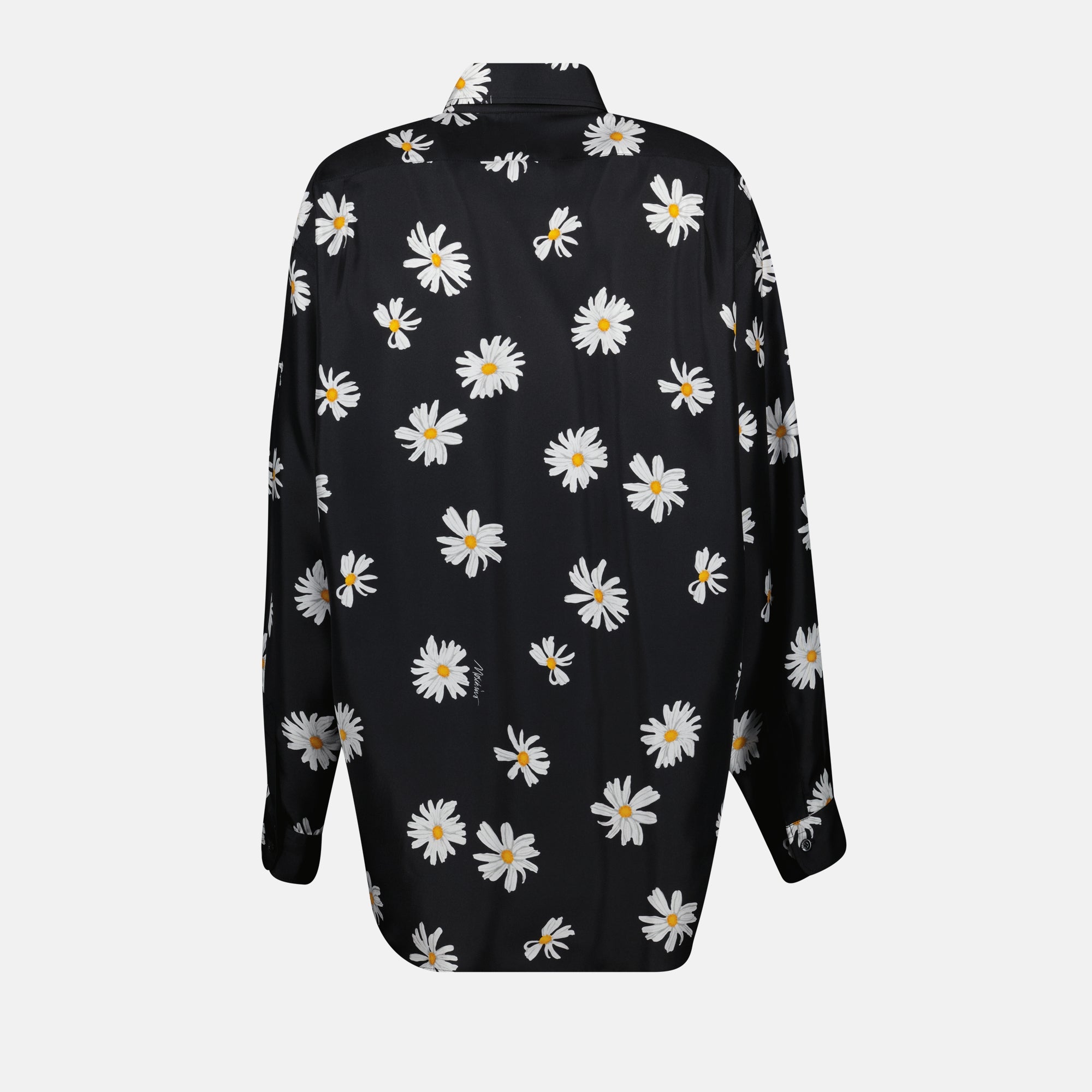 Shirts Black Flower Shirt Moschino Black Femme