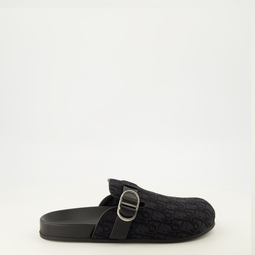 Chaussures ouvertes 디올 아쿠아 블랙 뮬 Dior Noir Homme