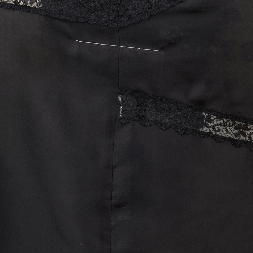 Tops Lace Top Mm6 Black Femme