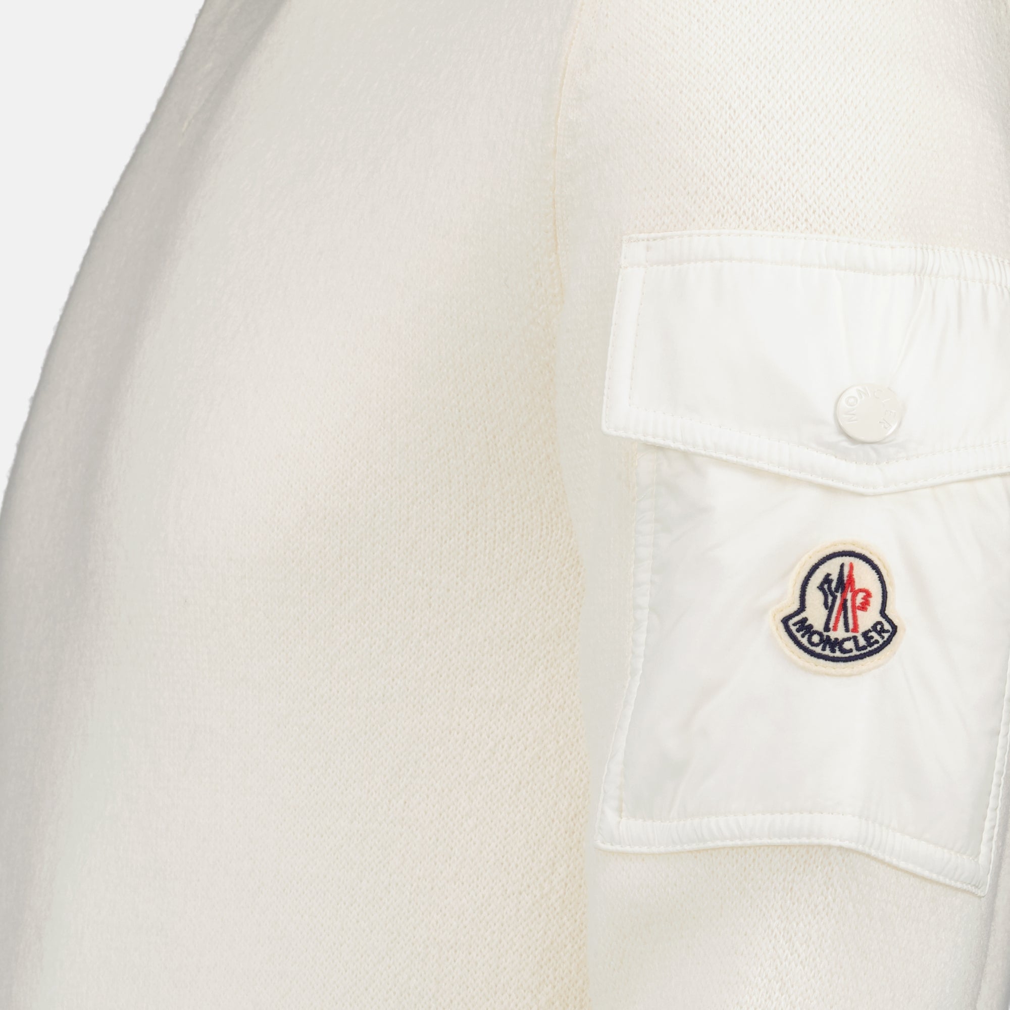 Maille ホワイトウールセーター Moncler Blanc Homme