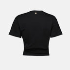 T-shirt T-shirt Piercing Rabanne Nero Femme