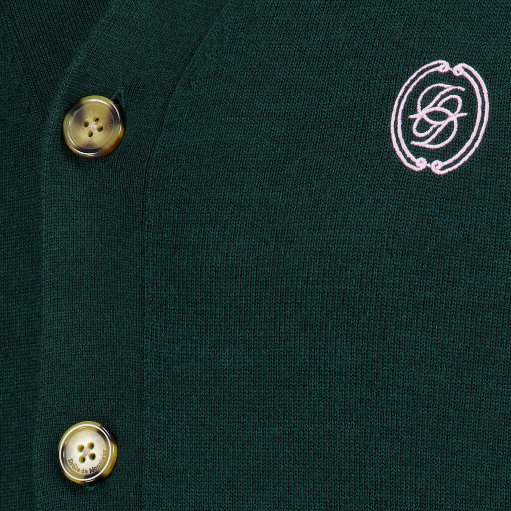 Maille Cardigan D Miror vert foncé Drole De Monsieur Vert Homme
