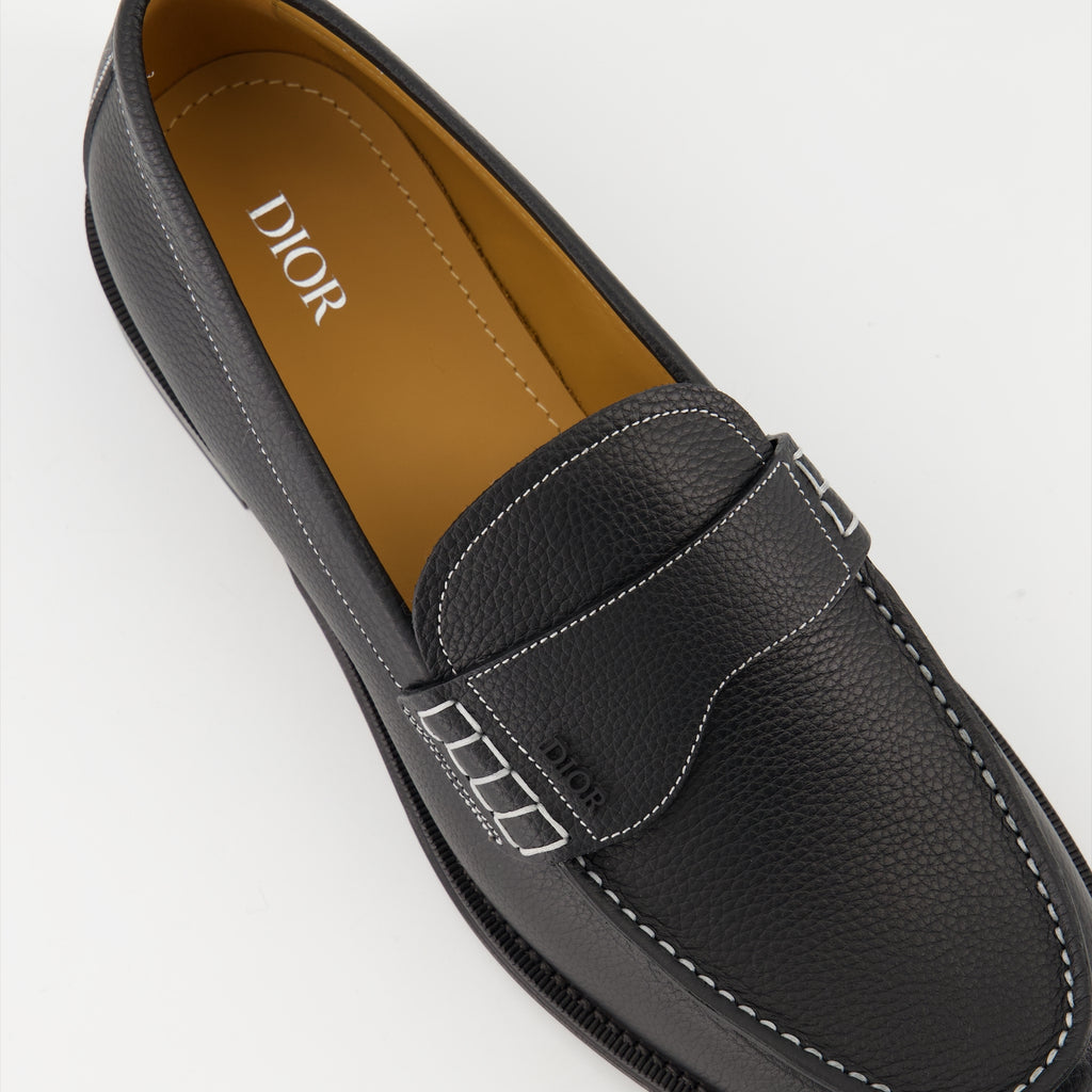 Loafer Granville Mokassins Dior Schwarz Homme