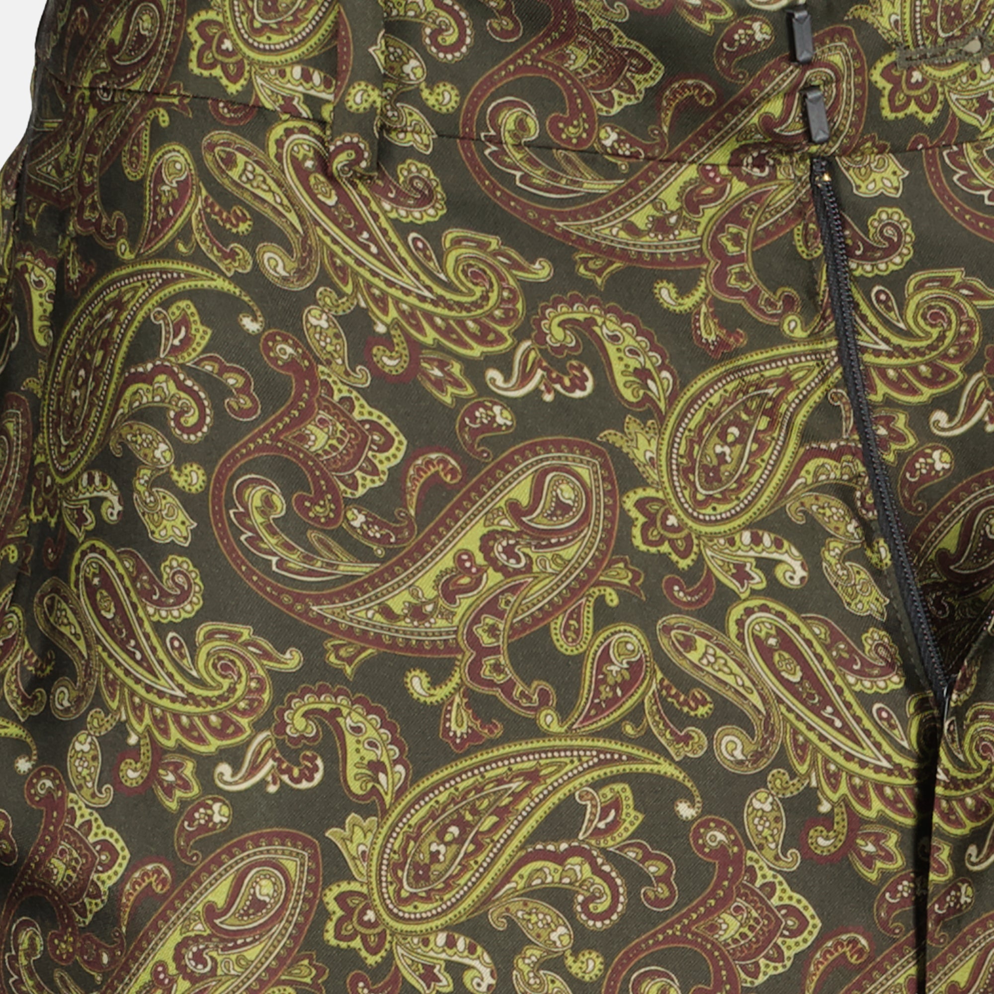 Pants Silk Pants Saint Laurent Green Femme