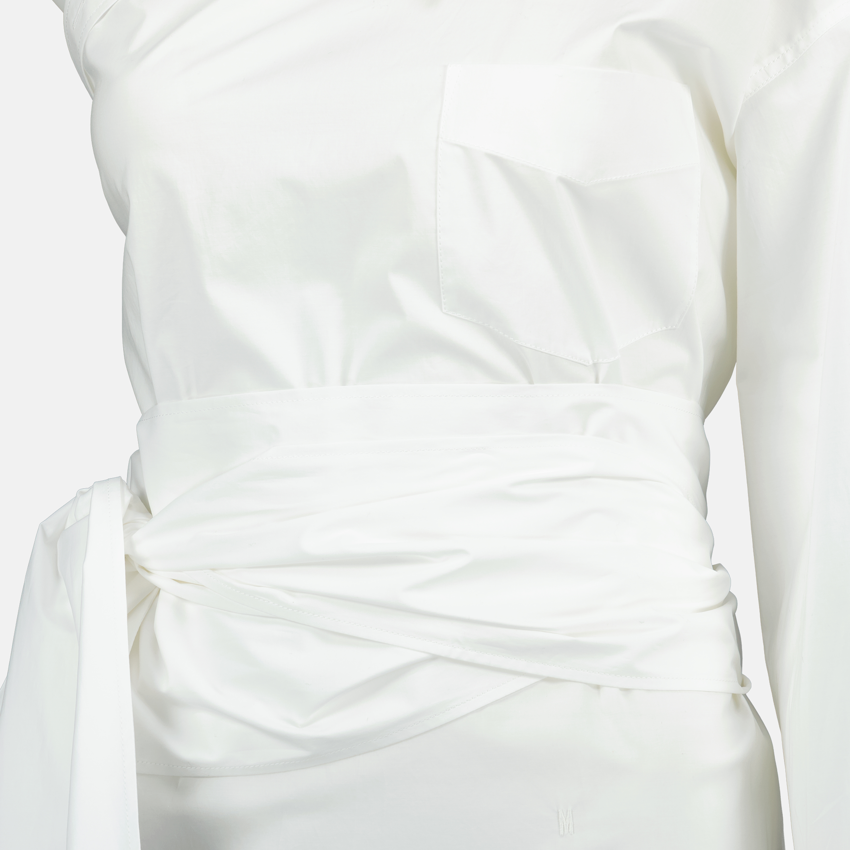 Shirts Asymmetrical Shirt Top Moschino White Femme