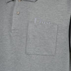 Immagine del Polo in Piquet di Cotone Grigio di Dior per Uomo - Collezione Primavera-Estate 2026 - Vista Dettagliata_1