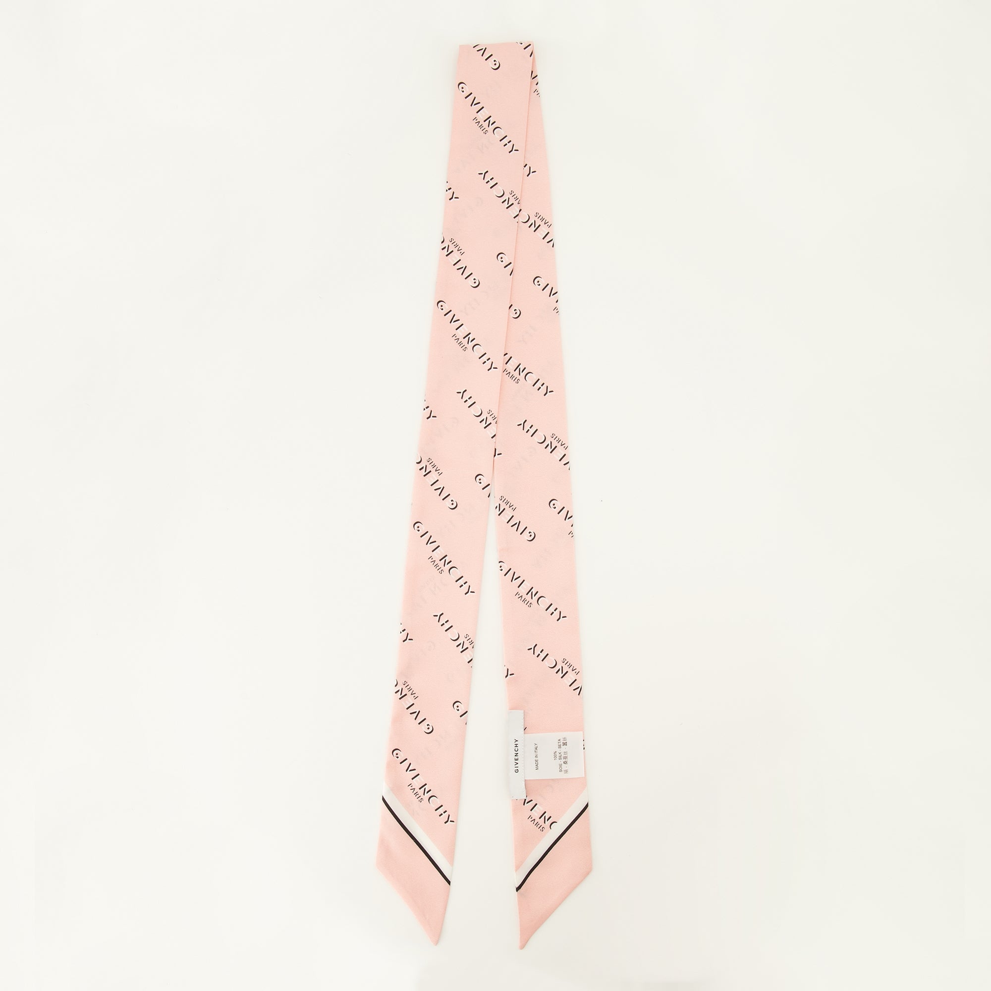 Écharpes, foulards et gants Bandeau en soie Shadow rose clair Givenchy Rose Femme