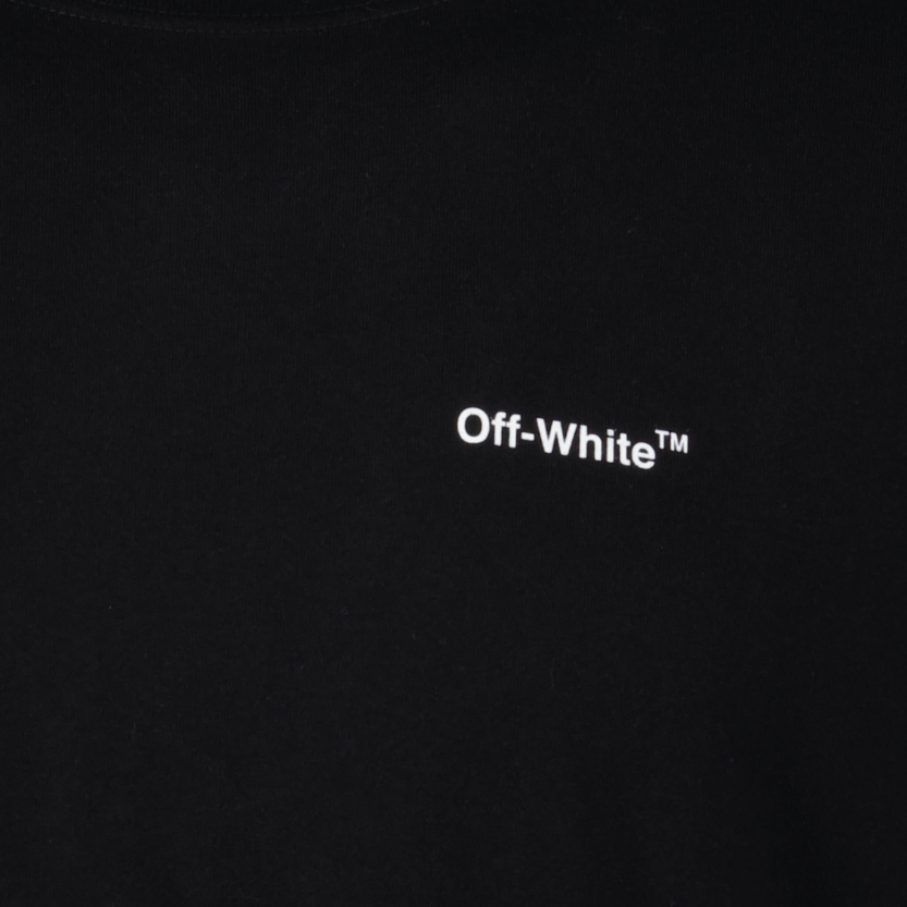 Sweatshirts OMAB032C99JER001 1001 black white Off-White Schwarz Homme