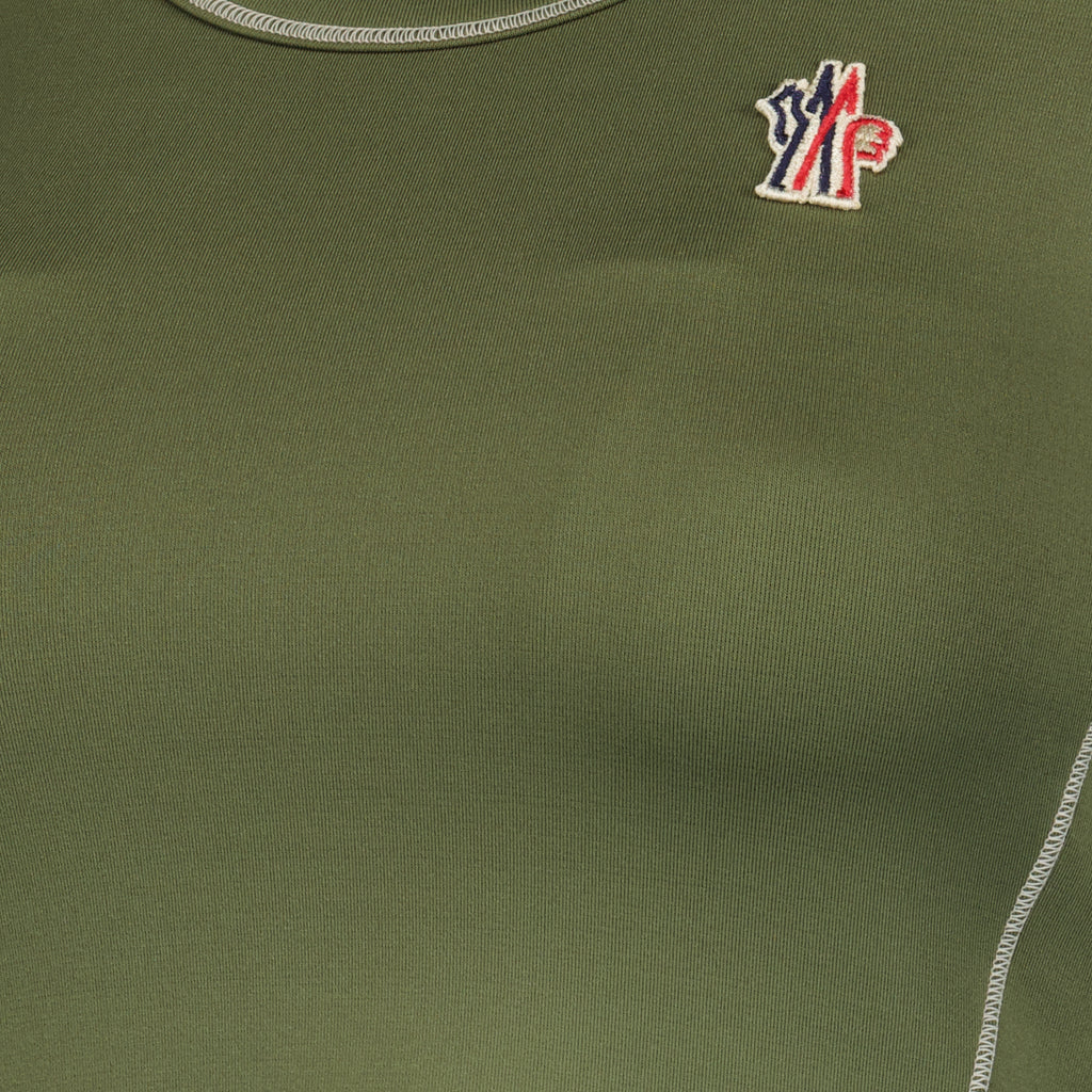 Tops 카키 스포트 탑 인 폴라텍® Moncler Grenoble Kaki Femme