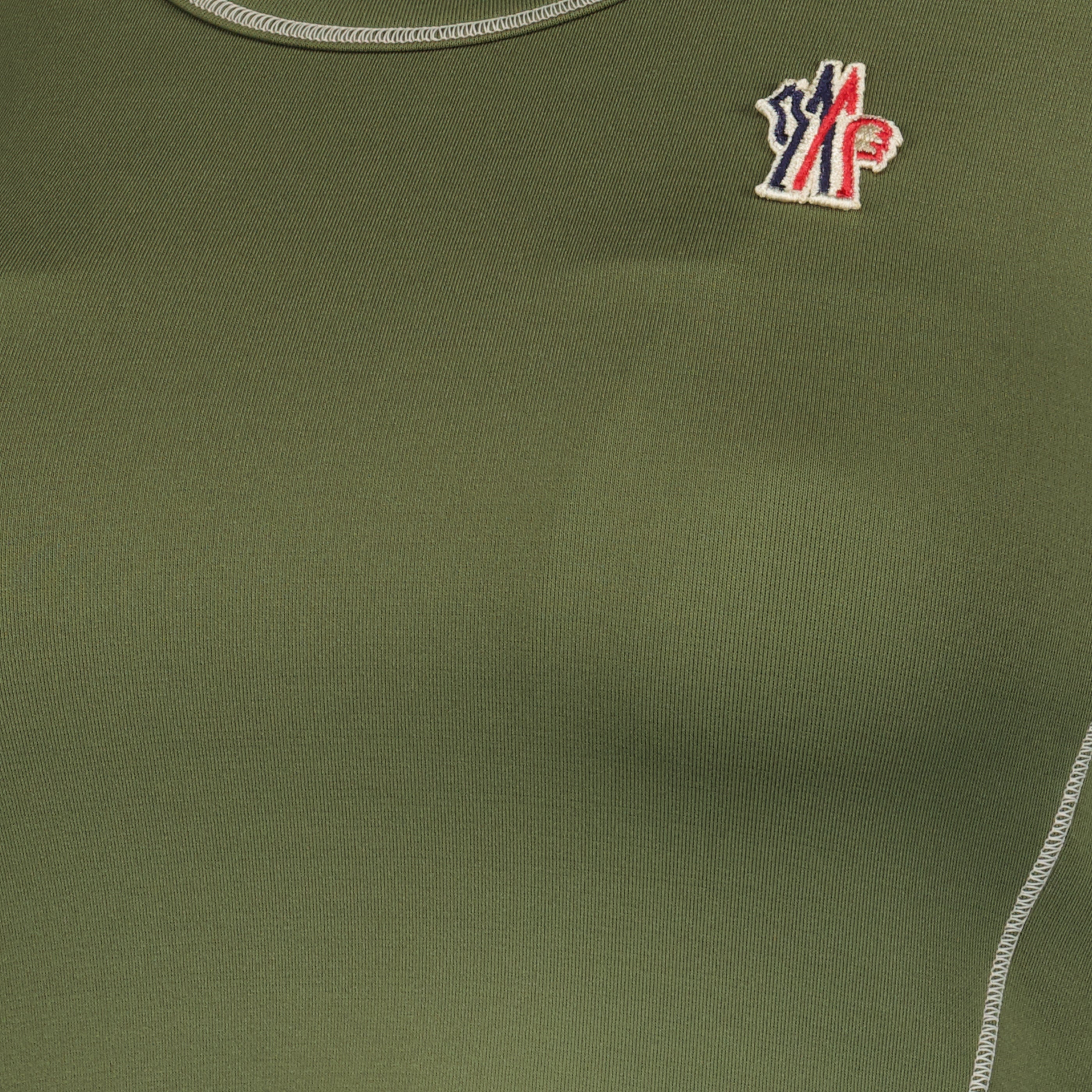 Tops Haut de sport kaki en Polartec® Moncler Grenoble Kaki Femme