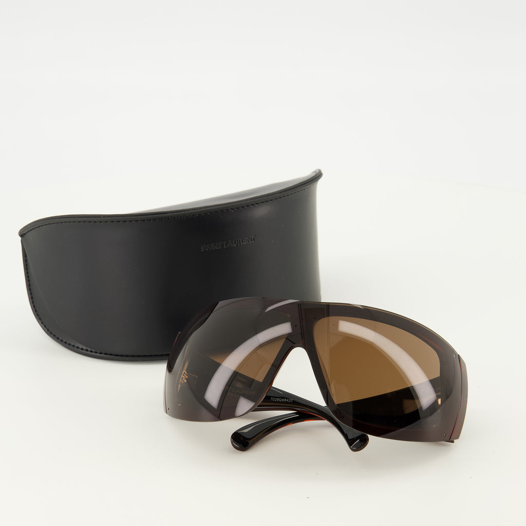 Imagen de las gafas de sol SL 914 marrones de la marca Saint Laurent para Unisex - Temporada Primavera-Verano 2026 - Vista Detallada_3