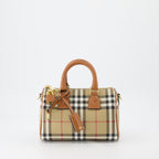 Sacs bandoulière Petit sac Bowling à carreaux Burberry Beige Femme