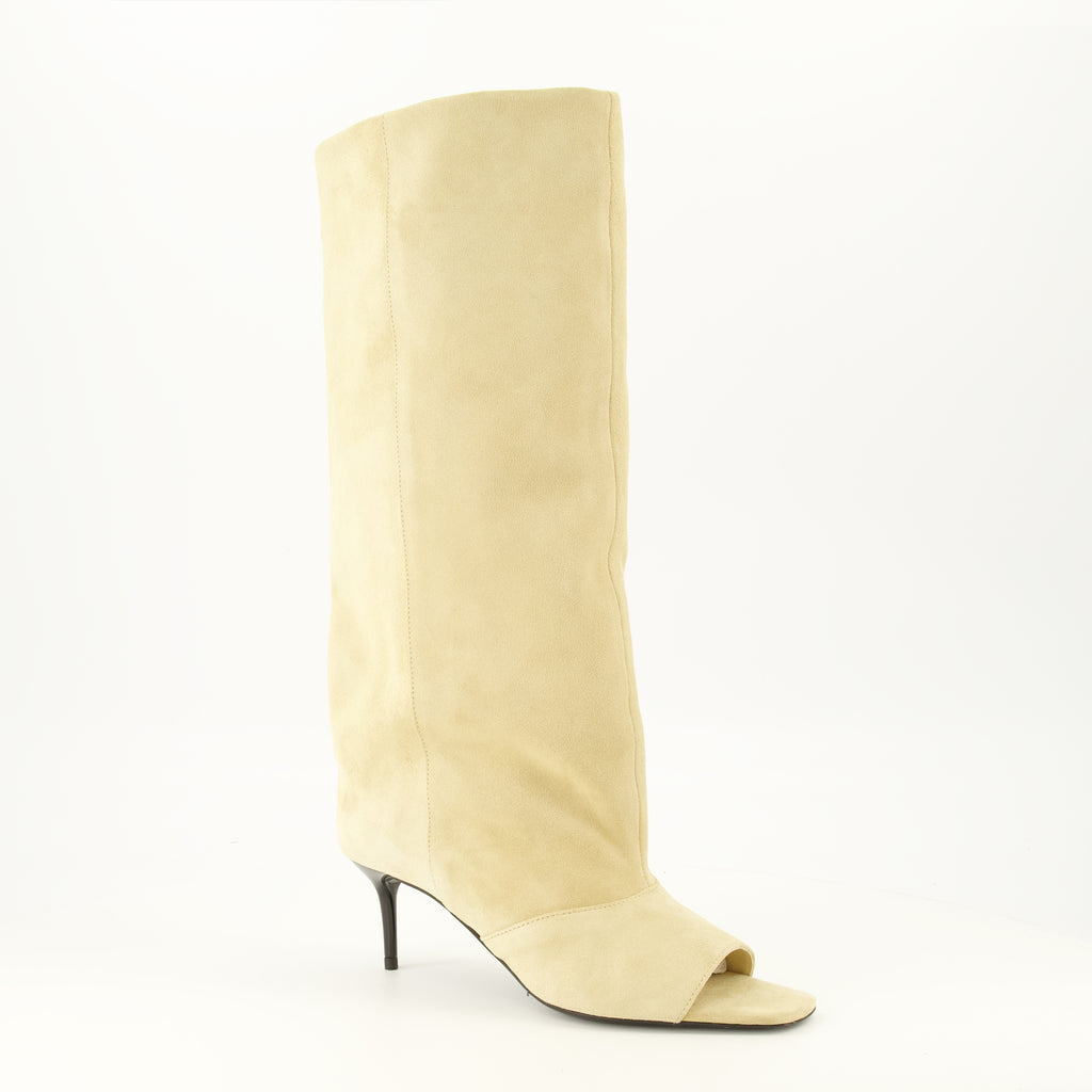 Bottes Bottes en suède beige Iro Beige Femme