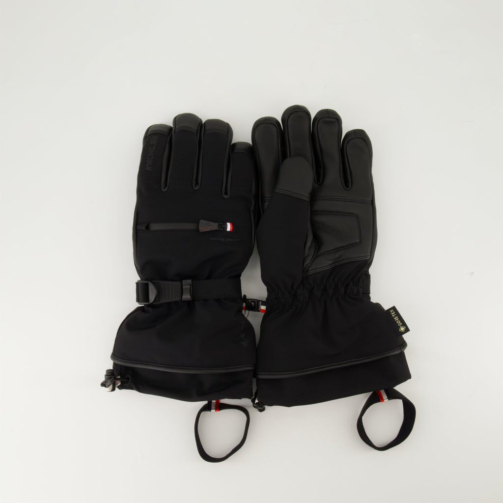 Scarves and gloves Gants de ski Moncler Grenoble Black Homme