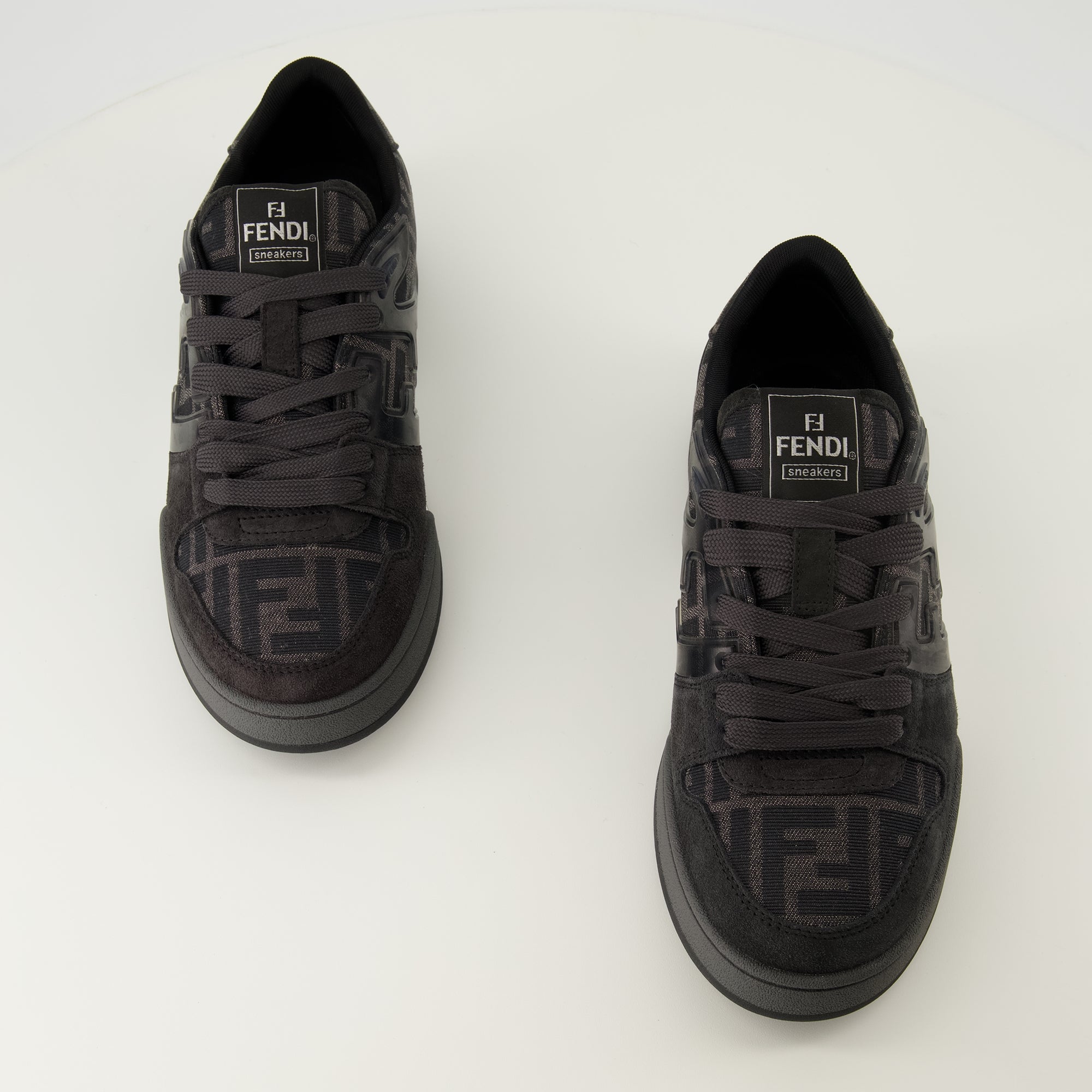 Image of the Fendi Match sneakers by Fendi for Men - Fall-Winter 2025 - Top view of the pair of shoes