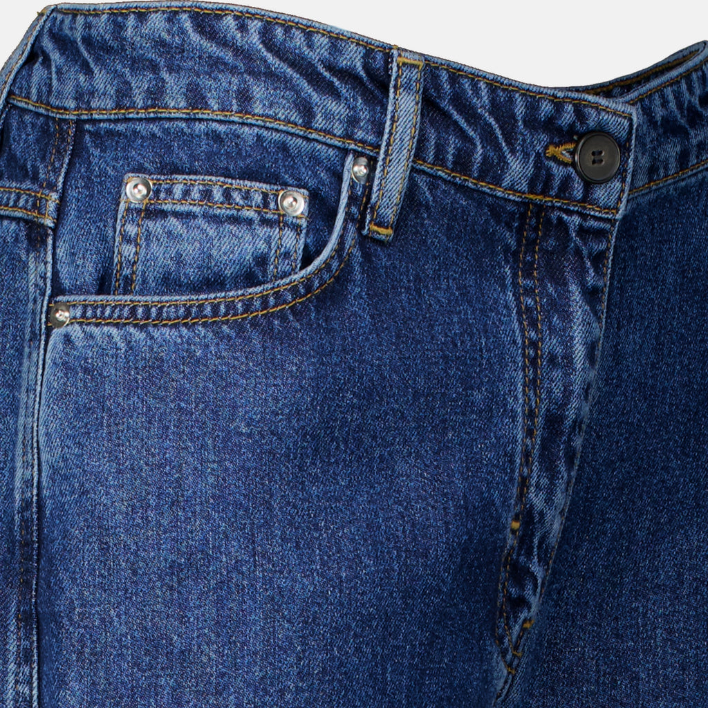 Pantalons Jeans Fluid em Denim Azul Escuro Iro Bleu foncé Femme