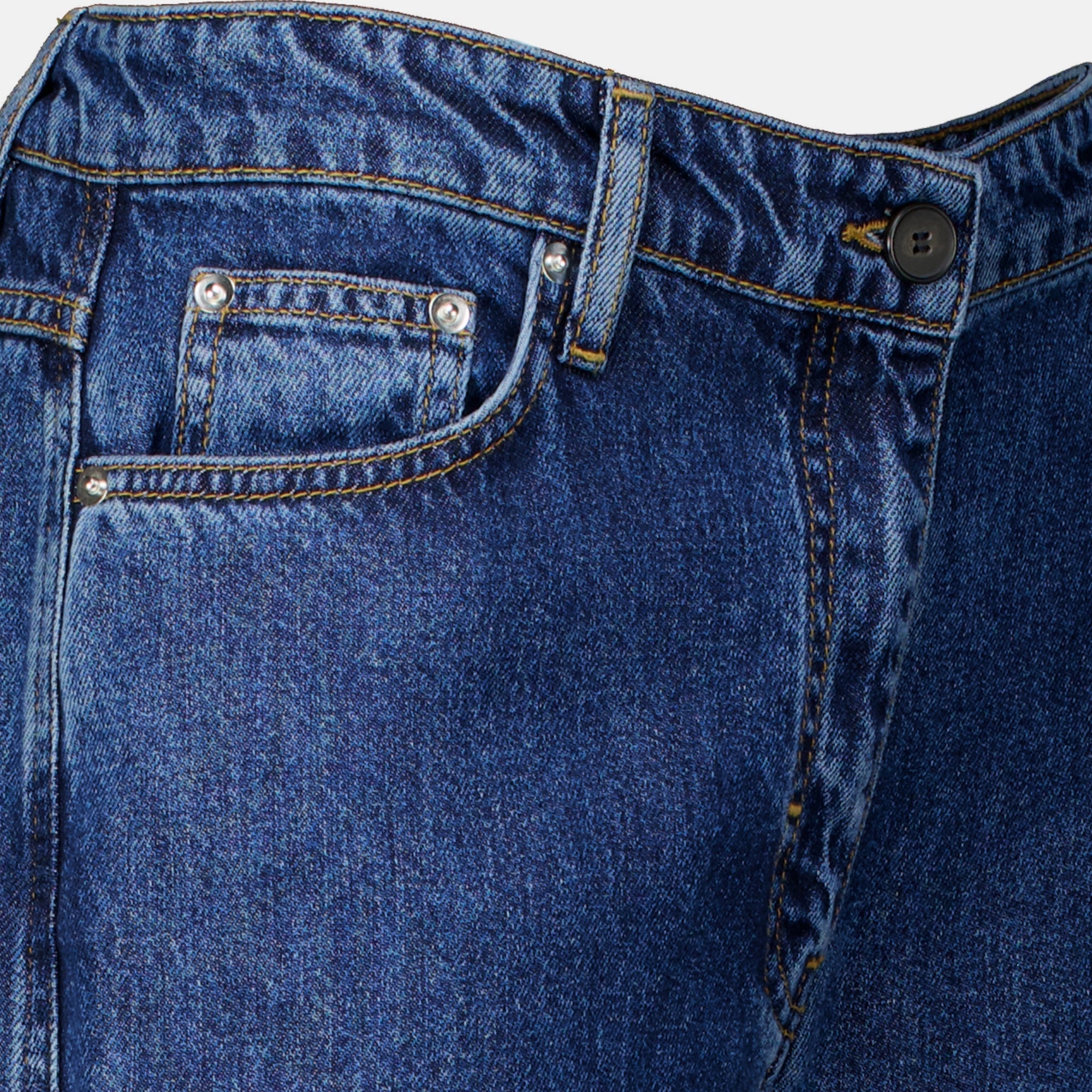 Pantalons Jean fluide en denim bleu foncé Iro Bleu foncé Femme