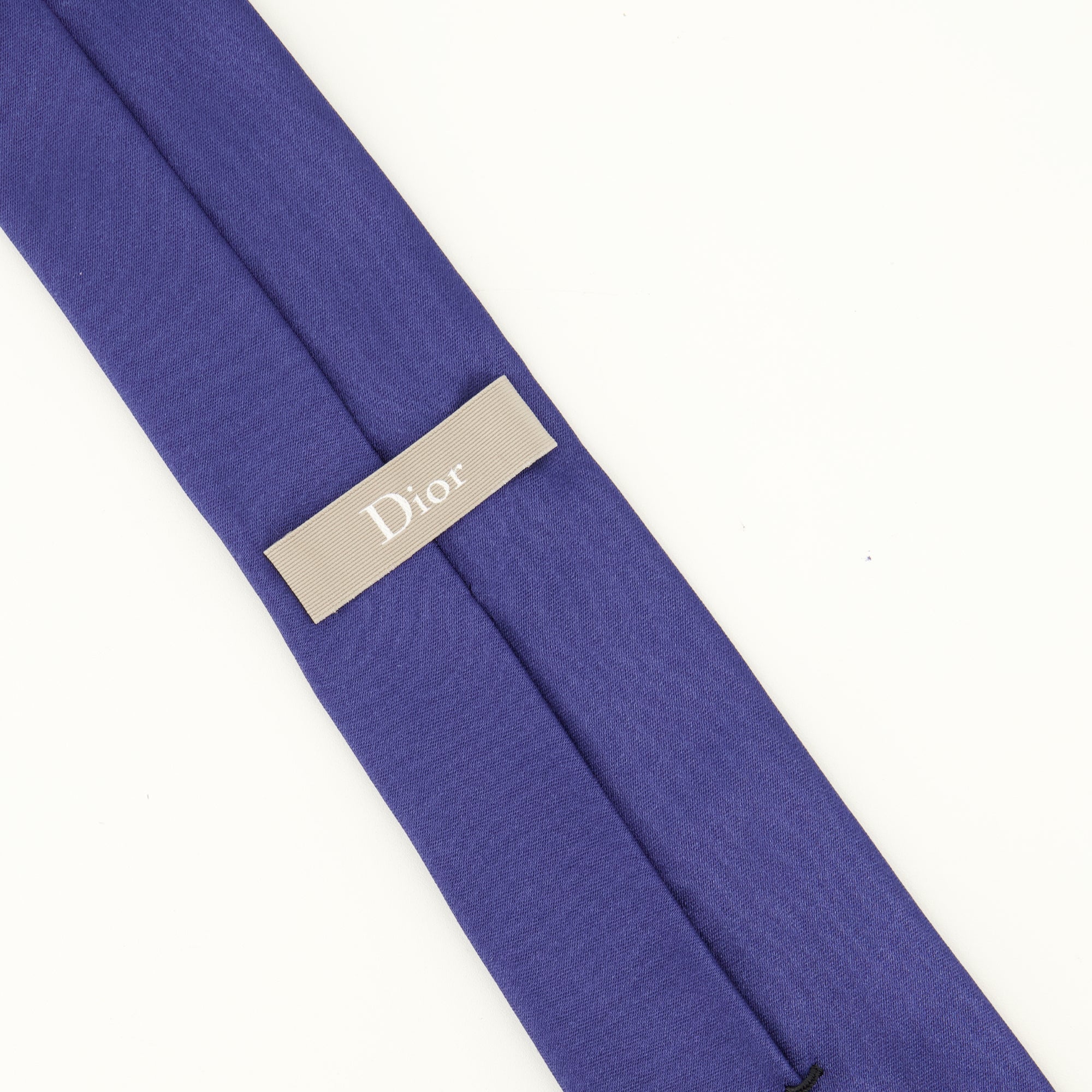 Écharpes, foulards et gants Cravatta in seta blu Dior Bleu foncé Homme