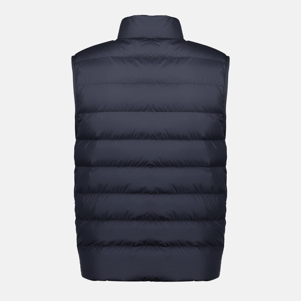 Bild des Moncler Herren Lechtal Marineblauen Gilets - Frühjahr-Sommer 2026 - Rückansicht