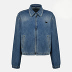 Imagen del artículo Chaqueta de mezclilla azul de la marca Prada para Mujer - Temporada Primavera-Verano 2026 - Vista Frontal
