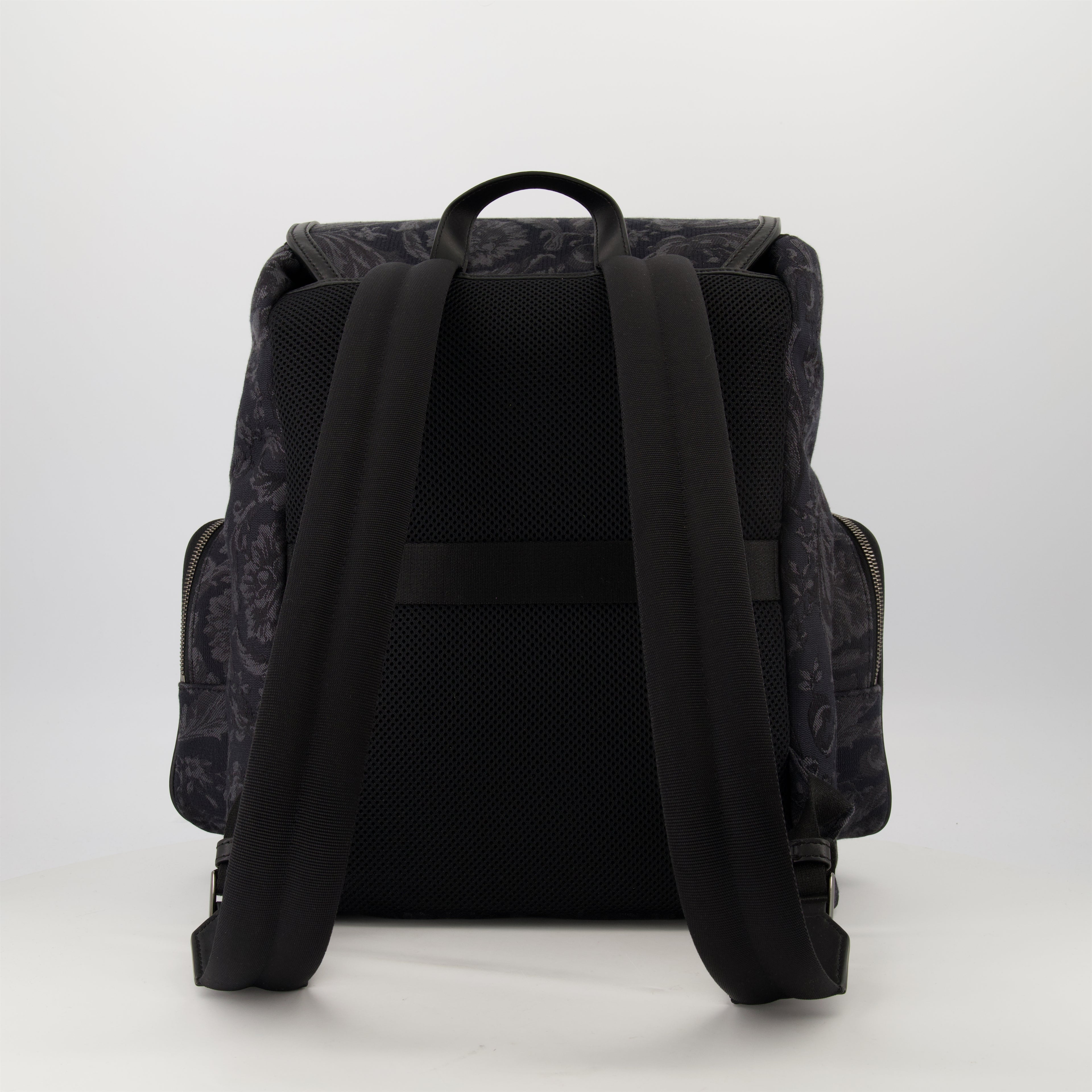 Backpacks Barocco Backpack Versace Black Homme