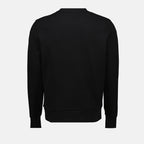 Sweatshirts Sweat à logo brodé Moncler Noir Homme