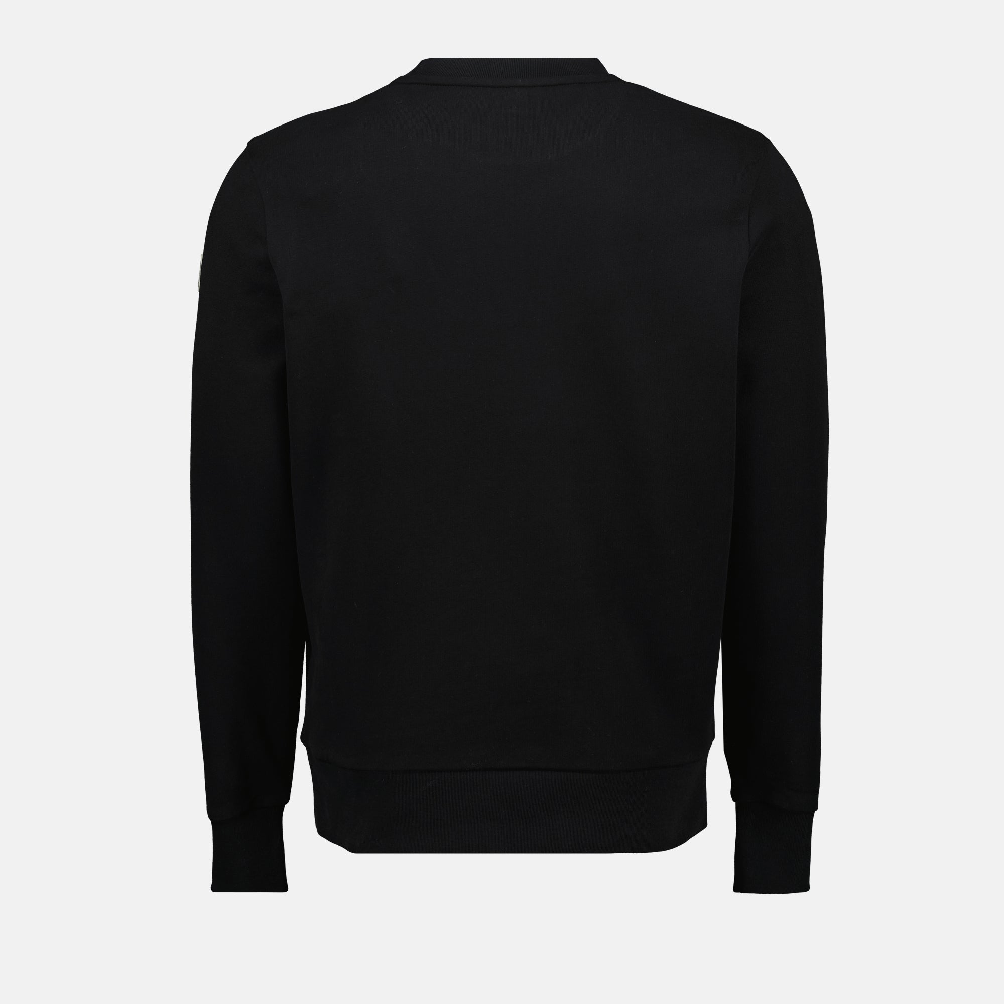 Sweatshirts Sweat à logo brodé Moncler Noir Homme