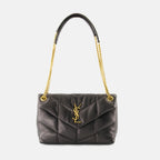Handtaschen und schultertaschen Medium Puffer Bag Saint Laurent Schwarz Femme
