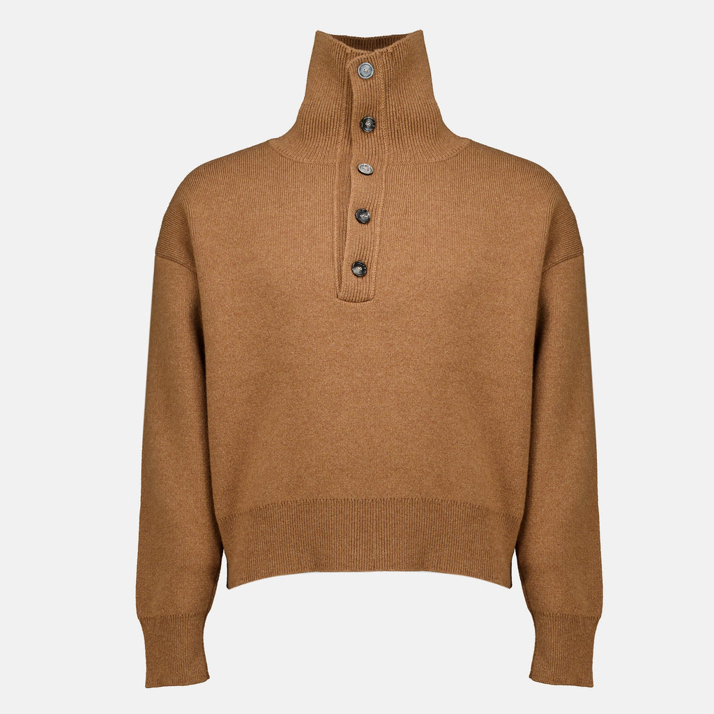 Sweatshirts Beige Rollkragenpullover Ami PARIS Beige Unisexe