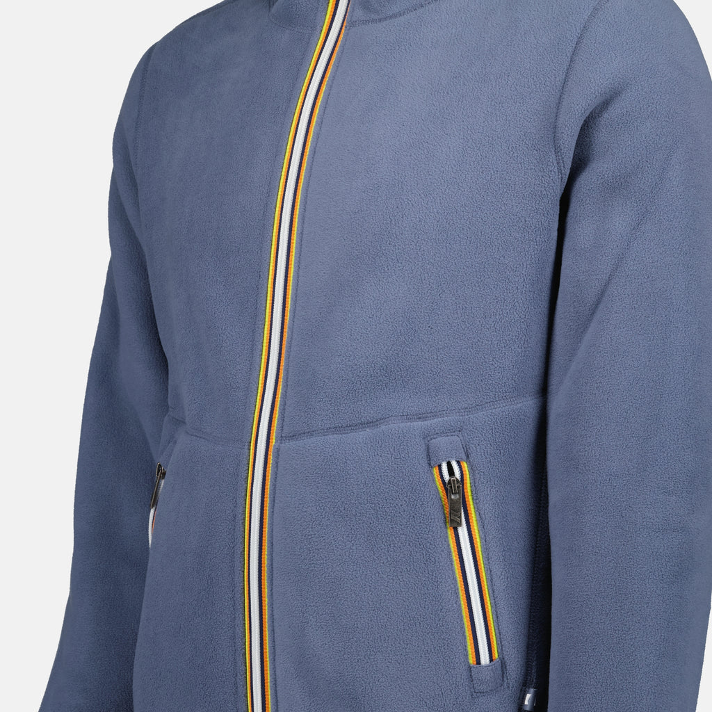 Vestes Veste Jack Sherpa réversible K-Way Gris Homme