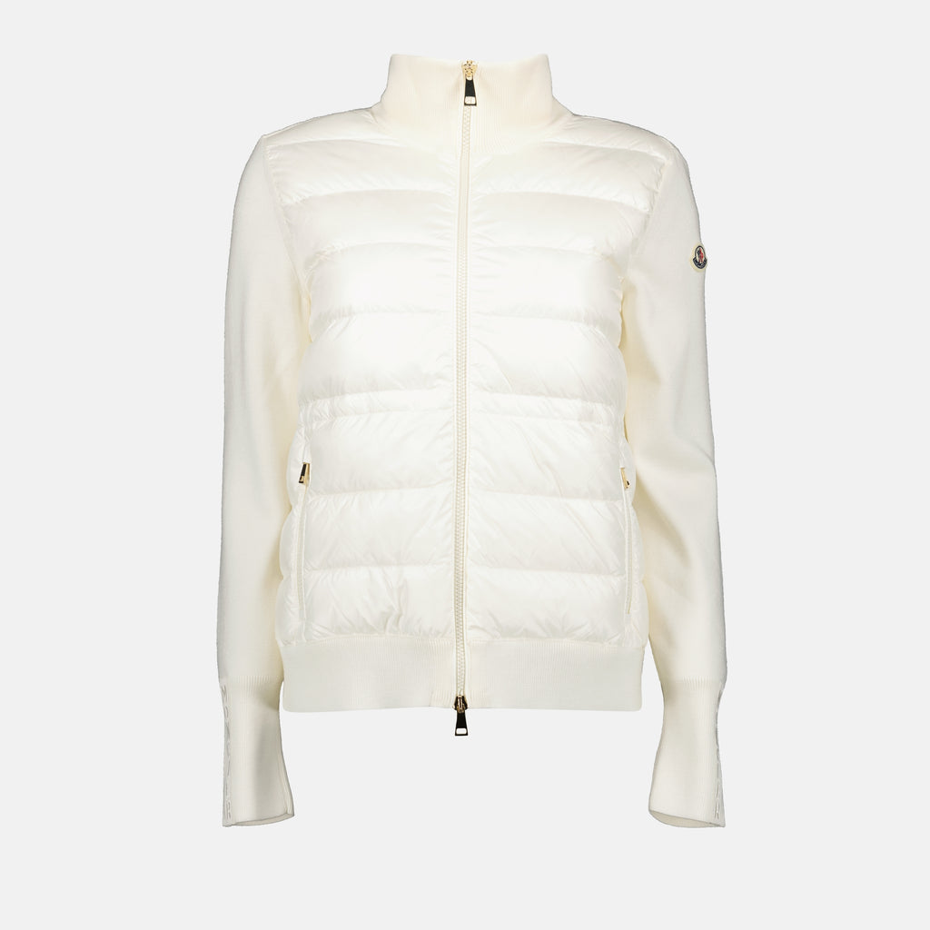 Giacche Veste bi-matière Moncler Bianco Femme