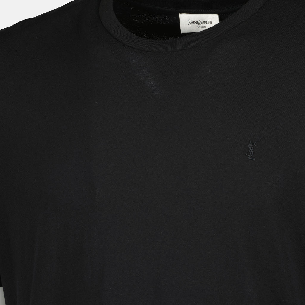 Image of the Cassandre T-shirt by Saint Laurent for Men - Autumn-Winter 2025 - Detailed View_1