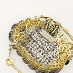 Handtaschen und schultertaschen Ikonische 1969 Nano Bag Rabanne Silber Femme