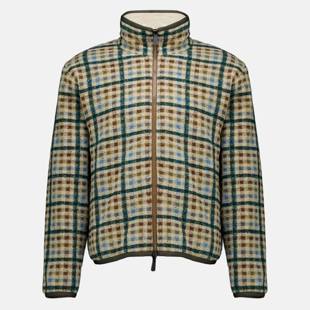 Vestes Umkehrbare Teddy-Zip-Jacke Moncler Grenoble Vert Homme
