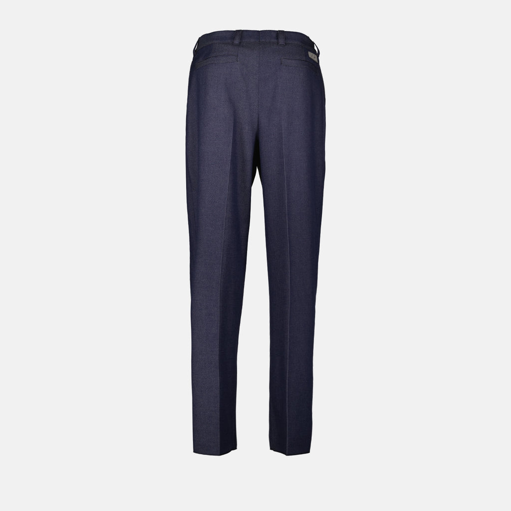Calças Calças Plissadas Icons Dior Azul escuro Homme