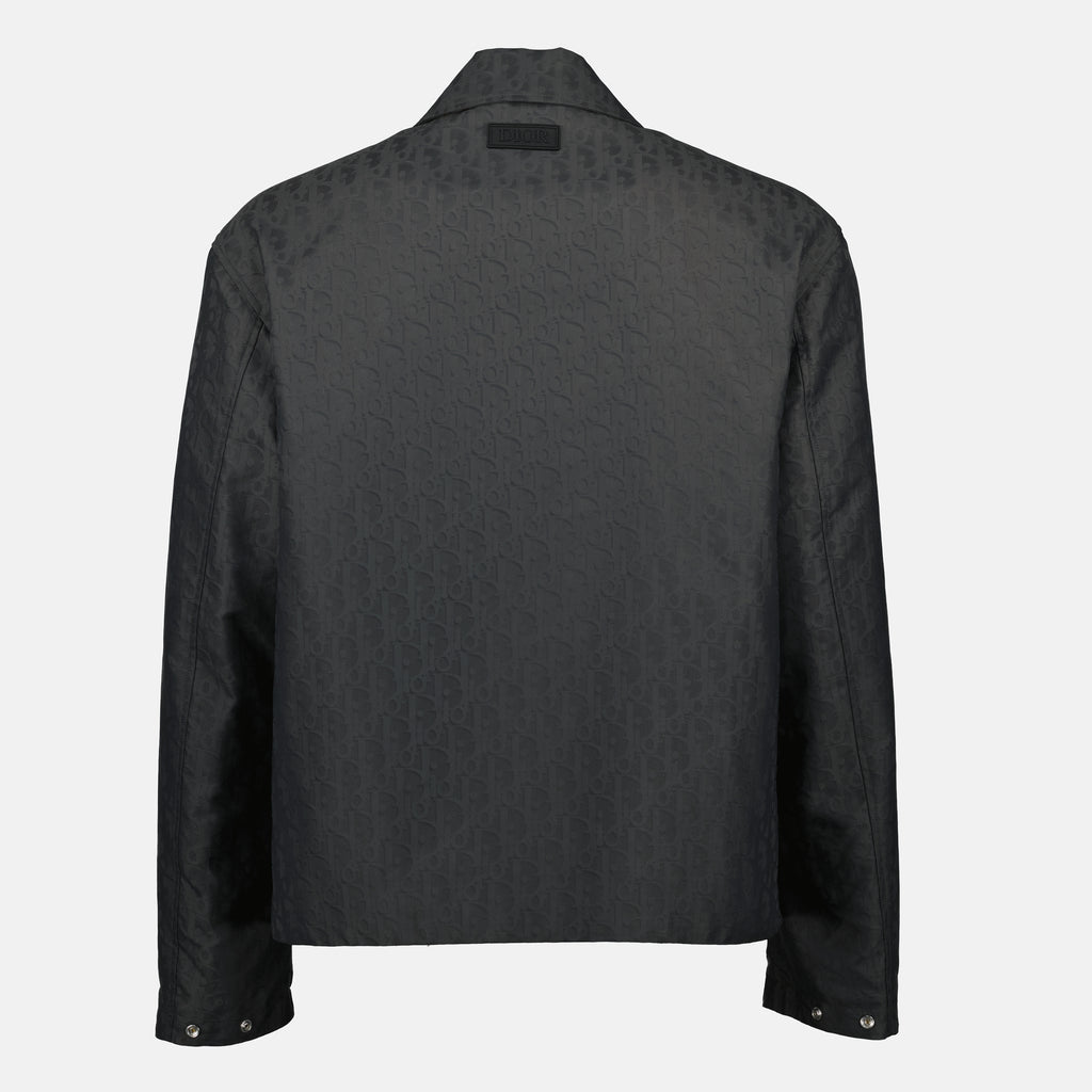 Imagen del Blouson Dior Oblique de la marca Dior para Hombre - Temporada Otoño-Invierno 2025 - Vista Trasera