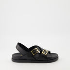 Chaussures ouvertes Sandales Fendi Feel Fendi Noir Femme
