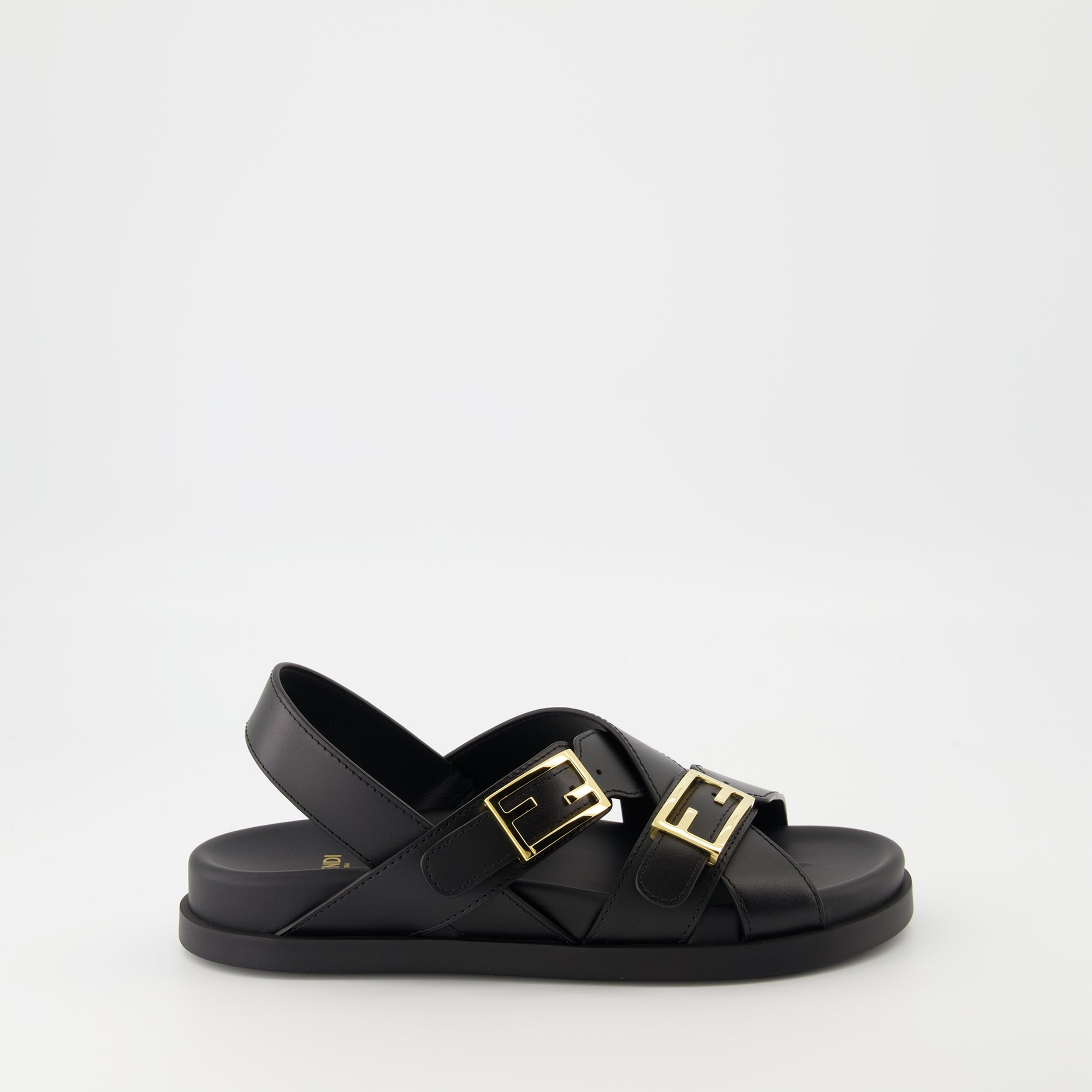 Offene schuhe Fendi Feel Sandalen Fendi Schwarz Femme