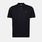 Polos Polo à logo Moncler Bleu foncé Homme